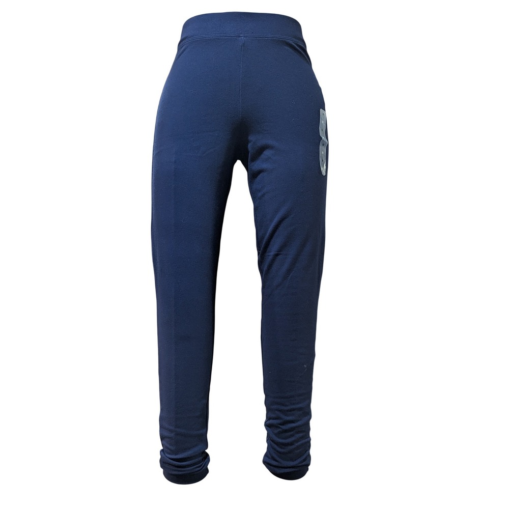 Gap Women Basic Fitted Legging Blue Uniform V2 Stretch Rayon Blend Size Medium